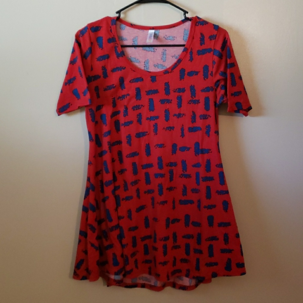 Lularoe XXS red/blue